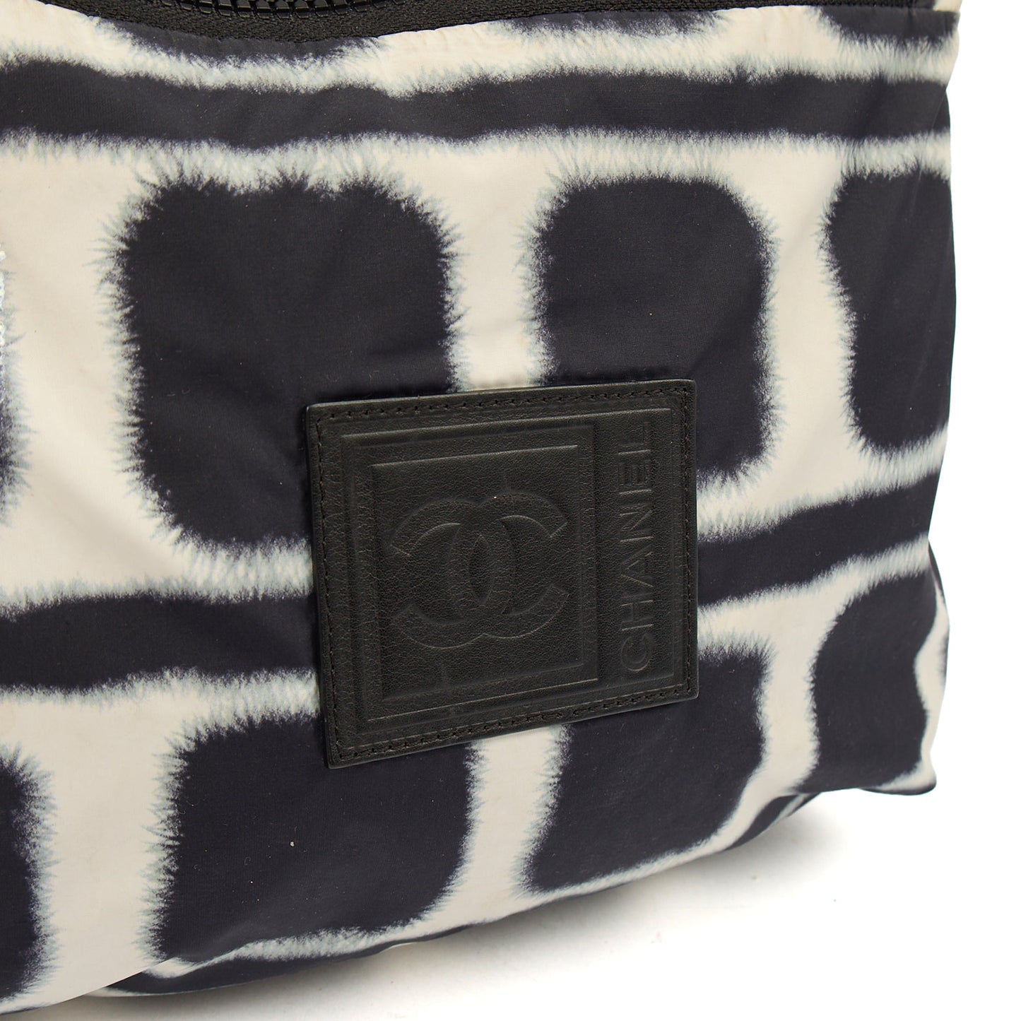 Chanel Shoulder Bag Round Messenger Bag  in Black, Fabric — Alternate View 10