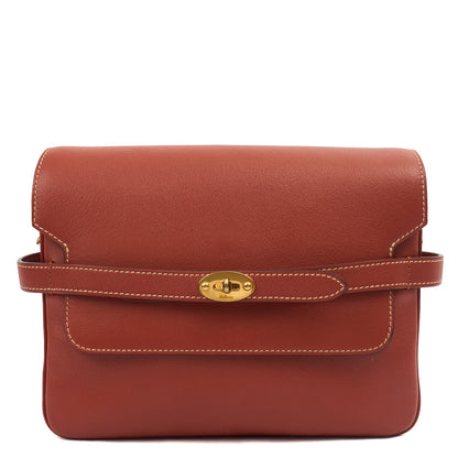 Mulberry Cross Body Belted Bayswater Satchel  in Red, Leather — Alternate View 13