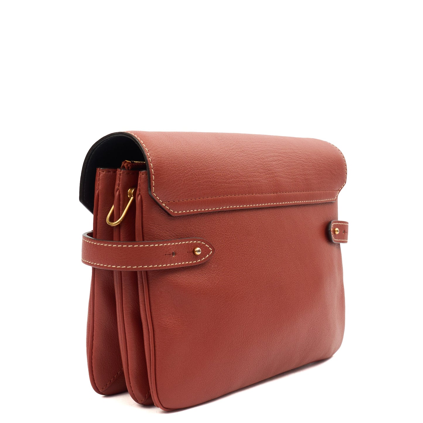 Mulberry Cross Body Belted Bayswater Satchel  in Red, Leather — Alternate View 15