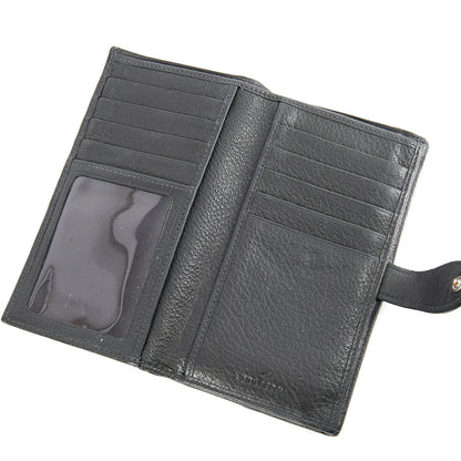 Mulberry Purse Wallet in Black, Calfskin Leather — Detail View