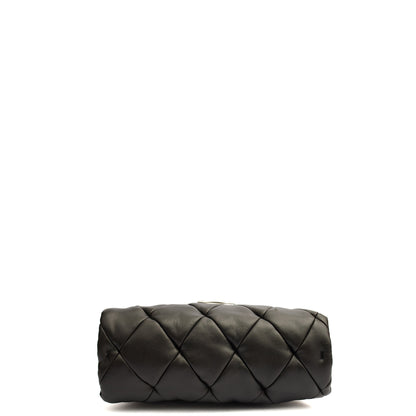 Stella McCartney Shoulder Bag Beckett Bag in Grey, Leather — Top View
