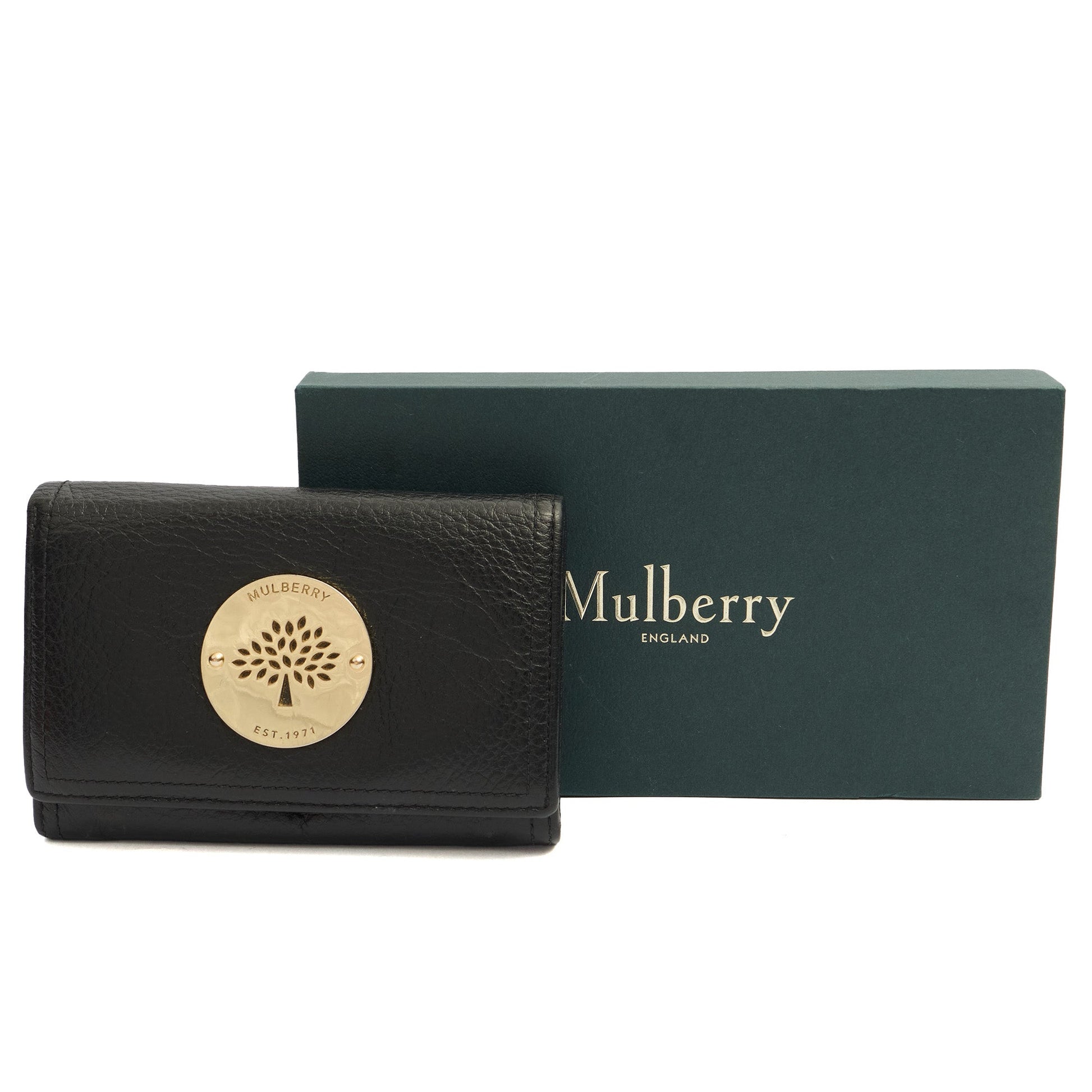 Mulberry Wallet Wallet in Black, Calfskin Leather — Alternate View 17