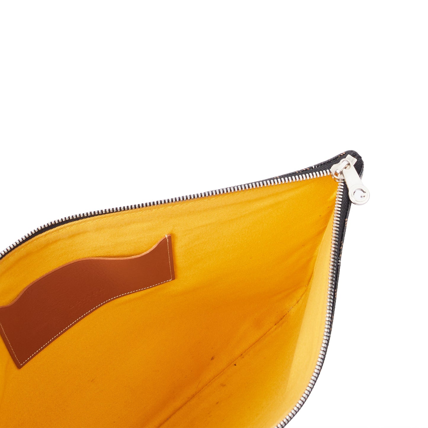 Goyard Clutch Senat Pouch PM in Brown, Leather — Alternate View 7