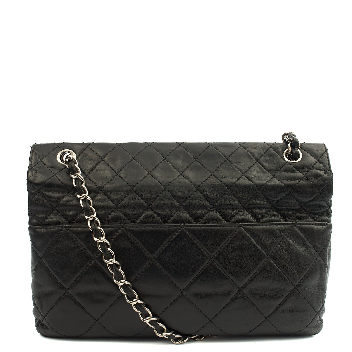 Chanel Shoulder Bag Business Affinity Flap Bag in Black, Calfskin Leather — Alternate View 21