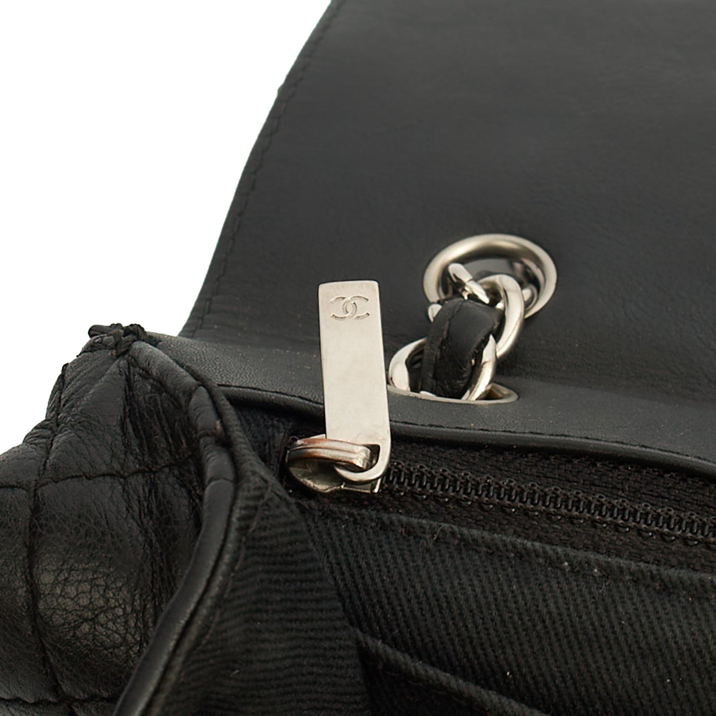 Chanel Shoulder Bag Business Affinity Flap Bag in Black, Calfskin Leather — Alternate View 26