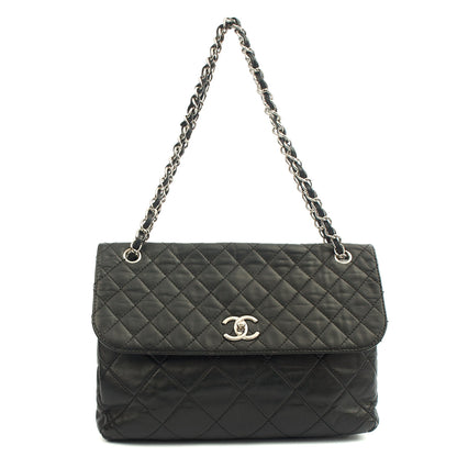 Chanel Shoulder Bag Business Affinity Flap Bag in Black, Calfskin Leather — Alternate View 23