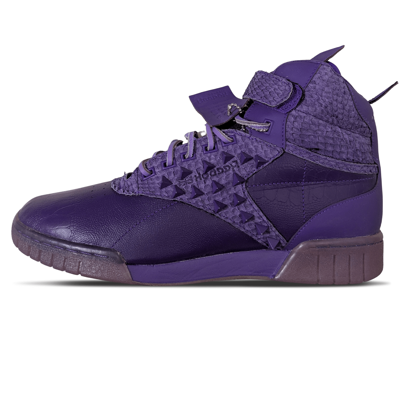 Reebok Exo Fit Hi Clean PM Int 'Purple' — UK 2.5 | EU 34 | US 3.5 — Front View