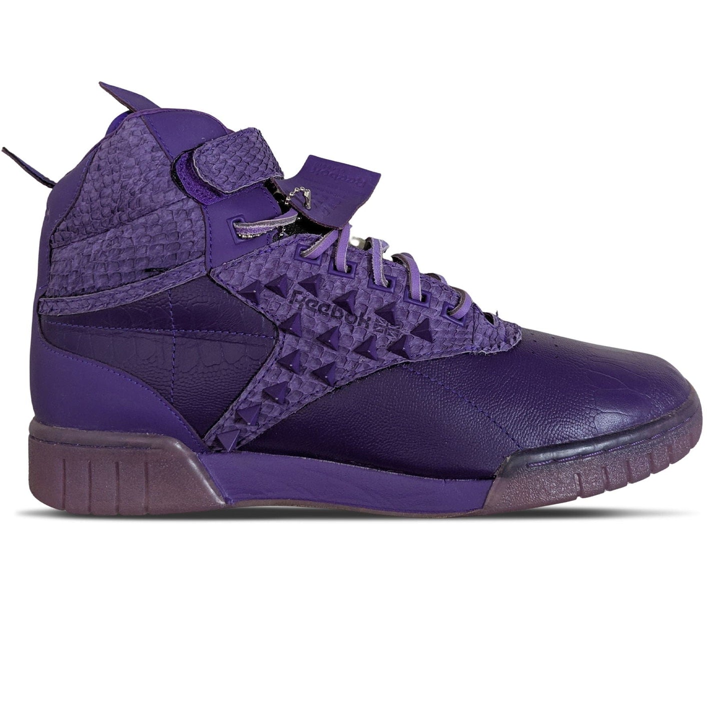 Reebok Exo Fit Hi Clean PM Int 'Purple' — UK 2.5 | EU 34 | US 3.5 — Side View