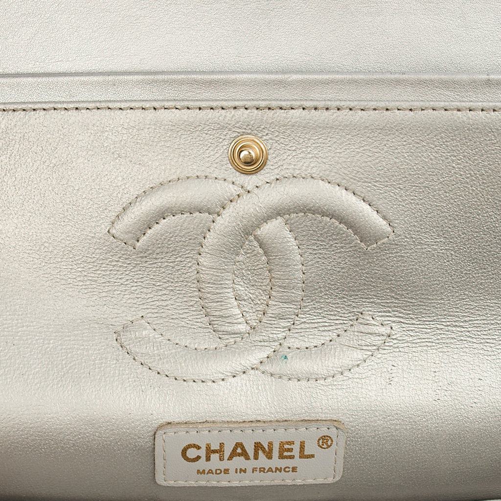 Chanel Shoulder Bag Classic Double Flap - Medium in Print, Fabric — Alternate View 10