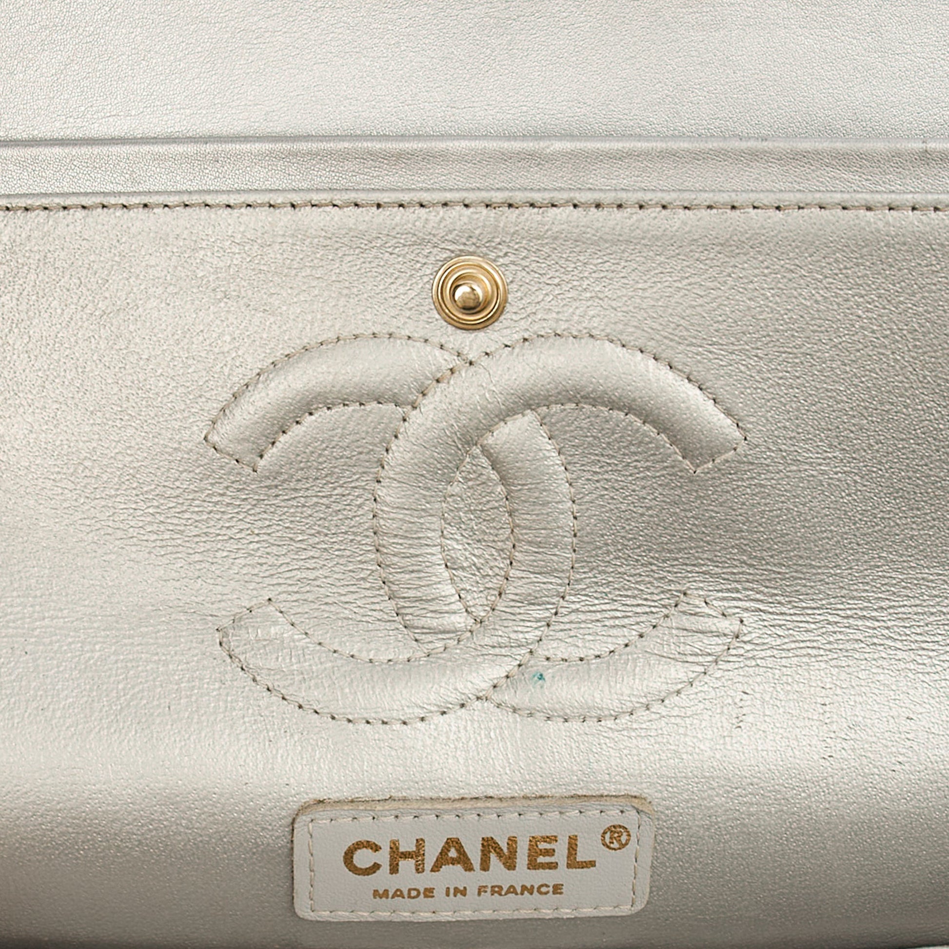 Chanel Shoulder Bag Classic Double Flap - Medium in Print, Fabric — Alternate View 10