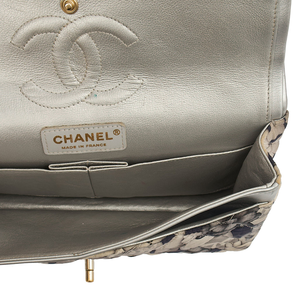 Chanel Shoulder Bag Classic Double Flap - Medium in Print, Fabric — Alternate View 11