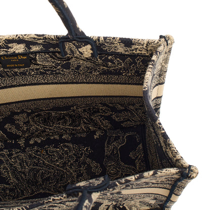 Christian Dior Tote Book Tote - Medium in Blue, Fabric — Alternate View 7
