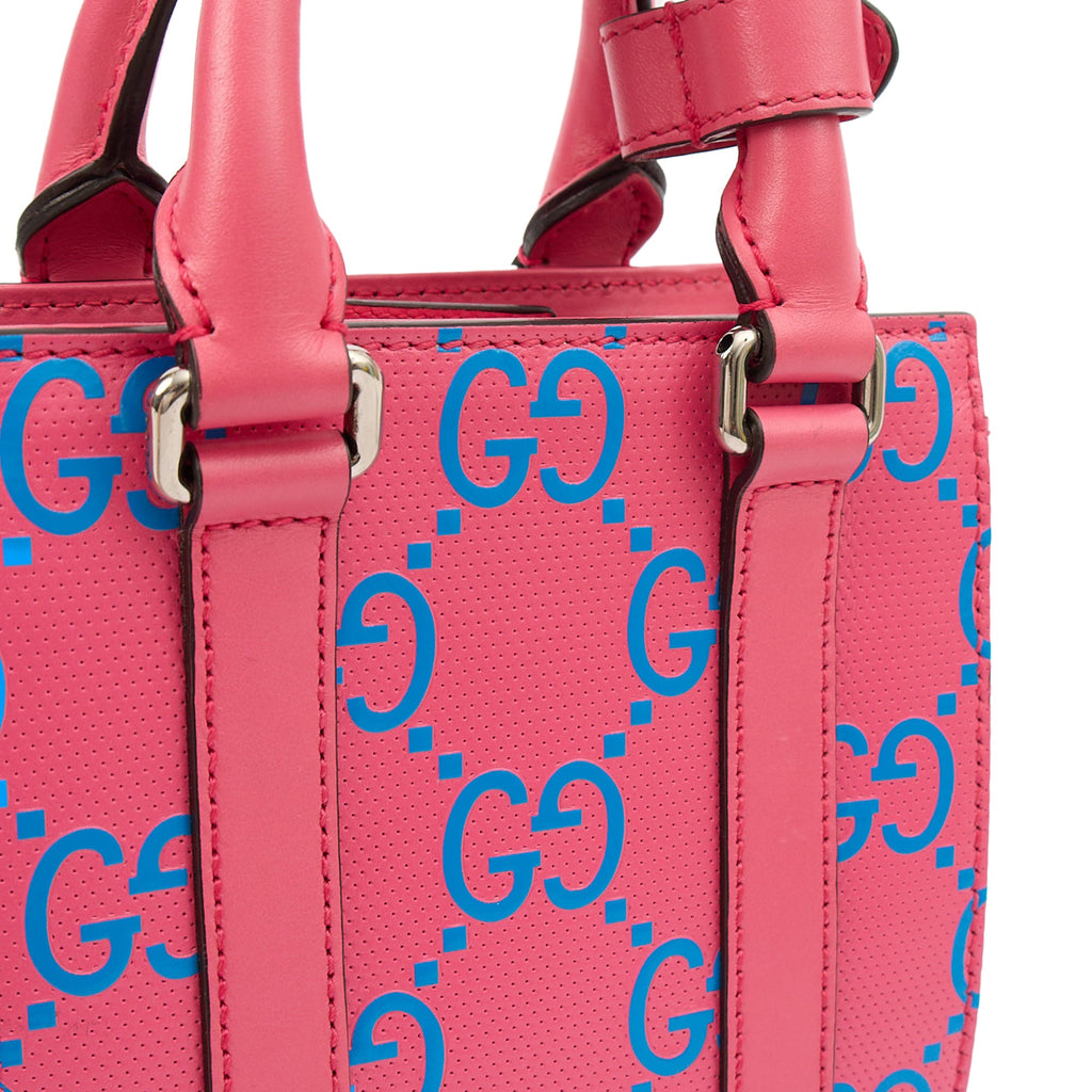 Gucci Mini Bag Mini Tote in Pink, Leather — Lifestyle View