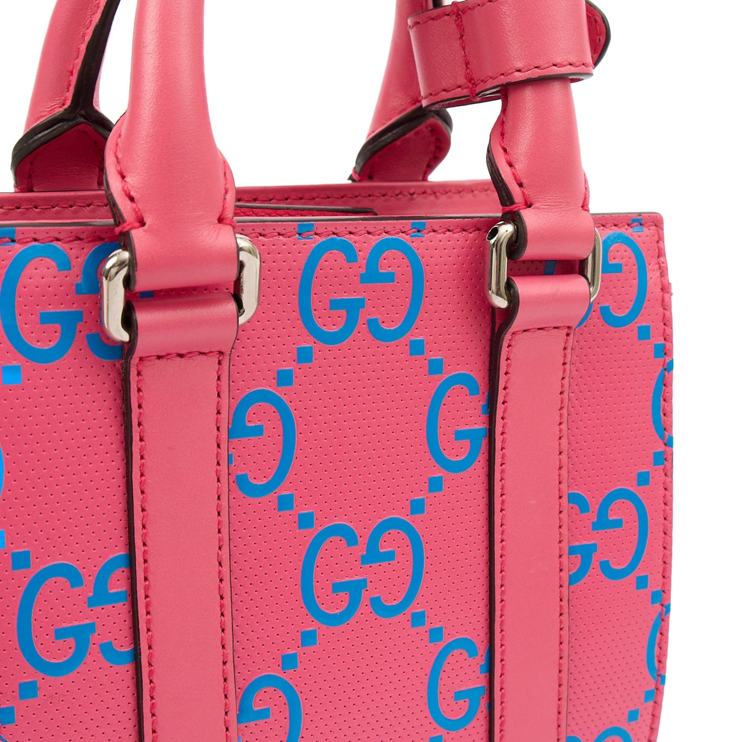 Gucci Mini Bag Mini Tote in Pink, Leather — Lifestyle View