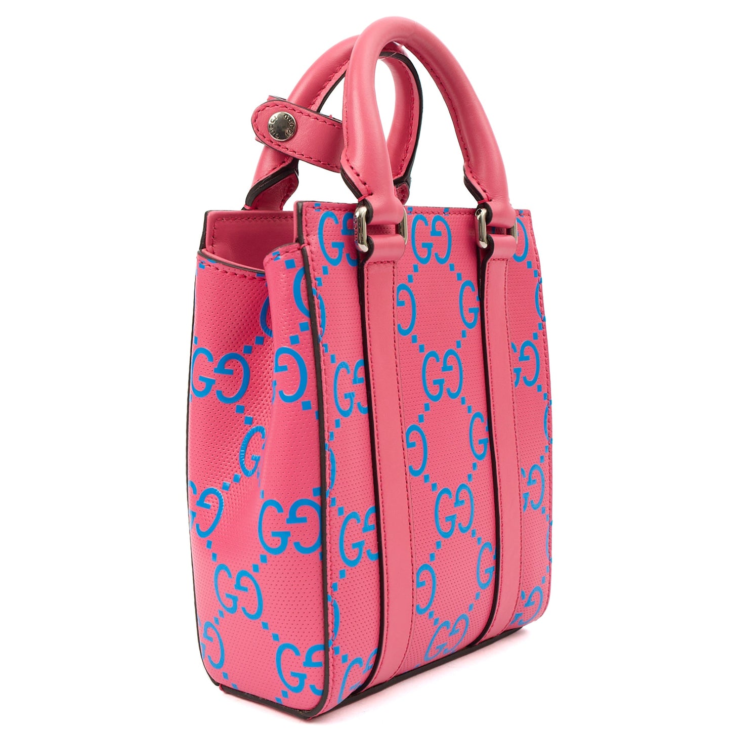 Gucci Mini Bag Mini Tote in Pink, Leather — Back View