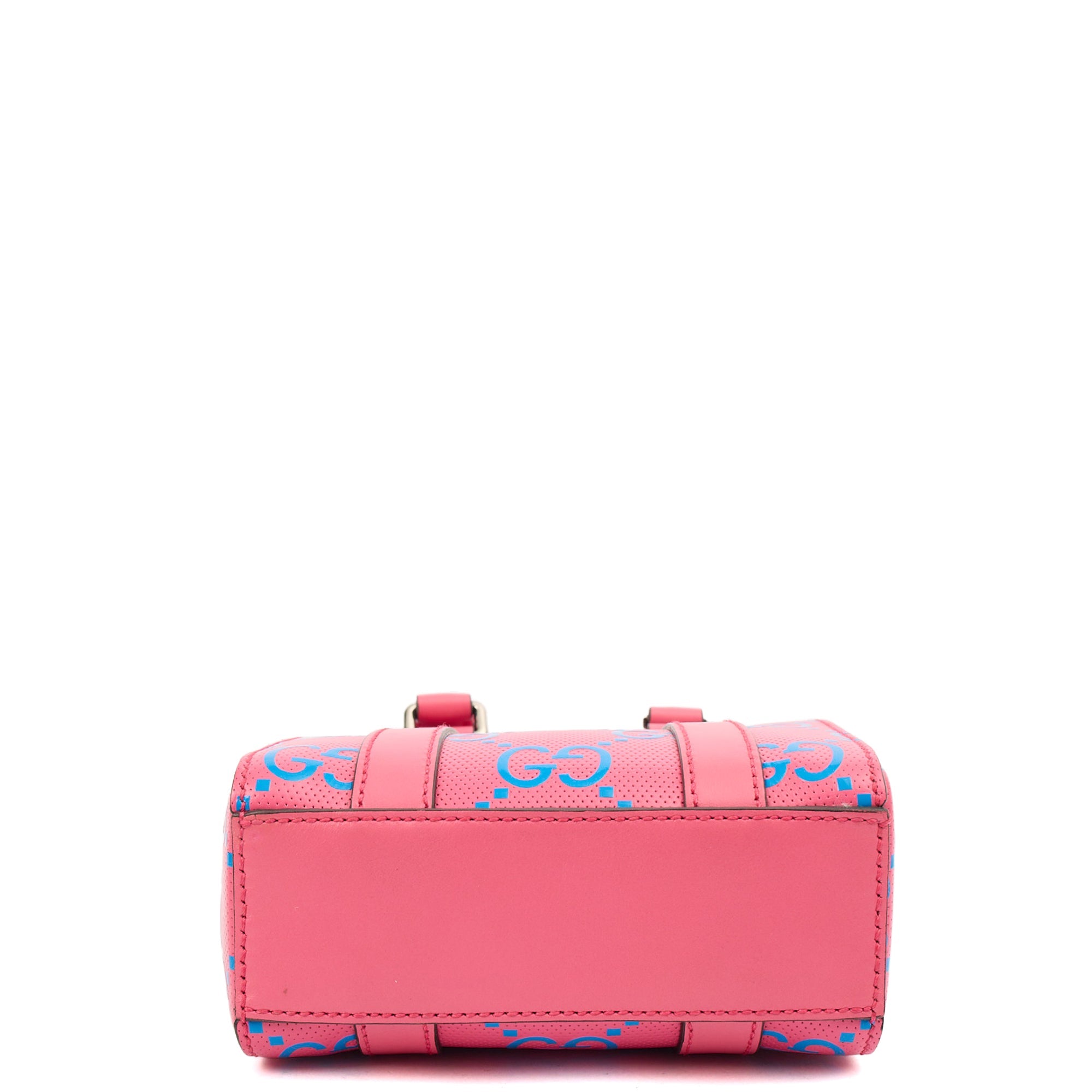 Gucci Mini Bag Mini Tote in Pink, Leather — Detail View