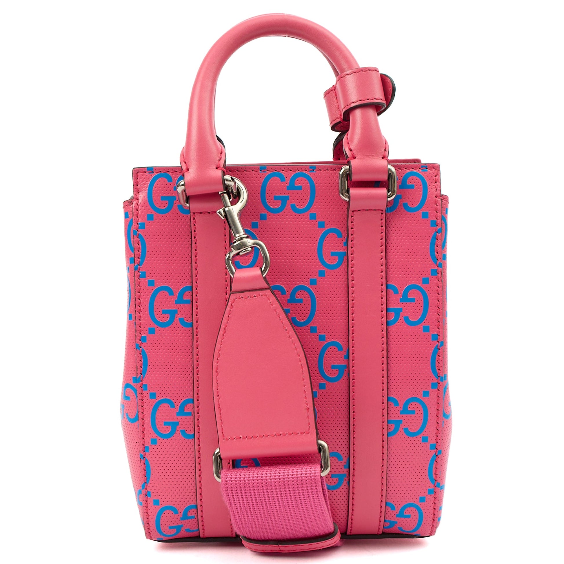 Gucci Mini Bag Mini Tote in Pink, Leather — Front View