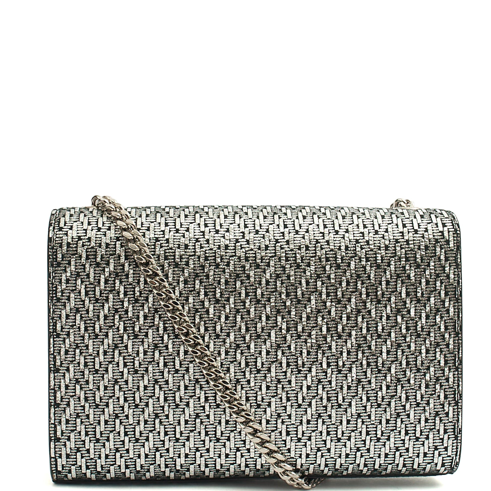 Saint Laurent Cross Body Kate Medium in Metallic, Fabric — Alternate View 9