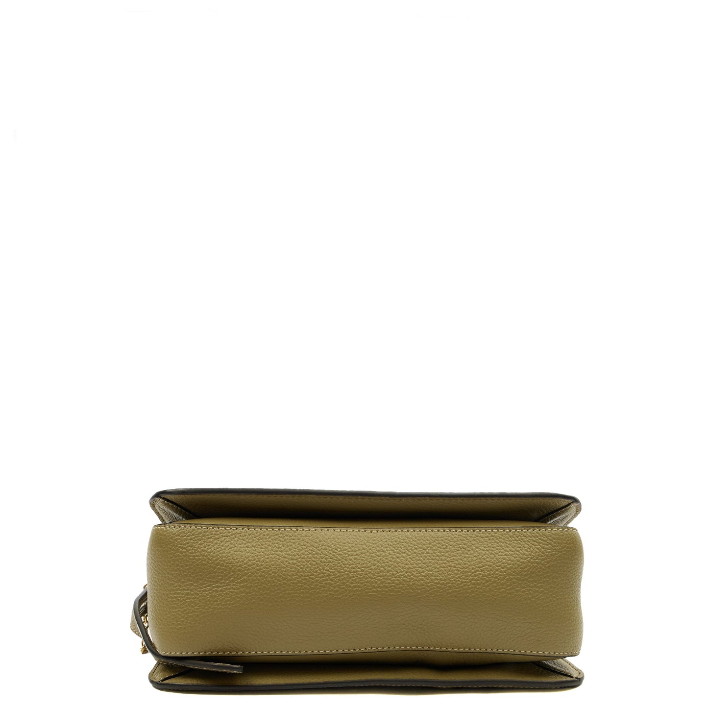 Mulberry Cross Body Billie in Summer Khaki, Leather — Top View