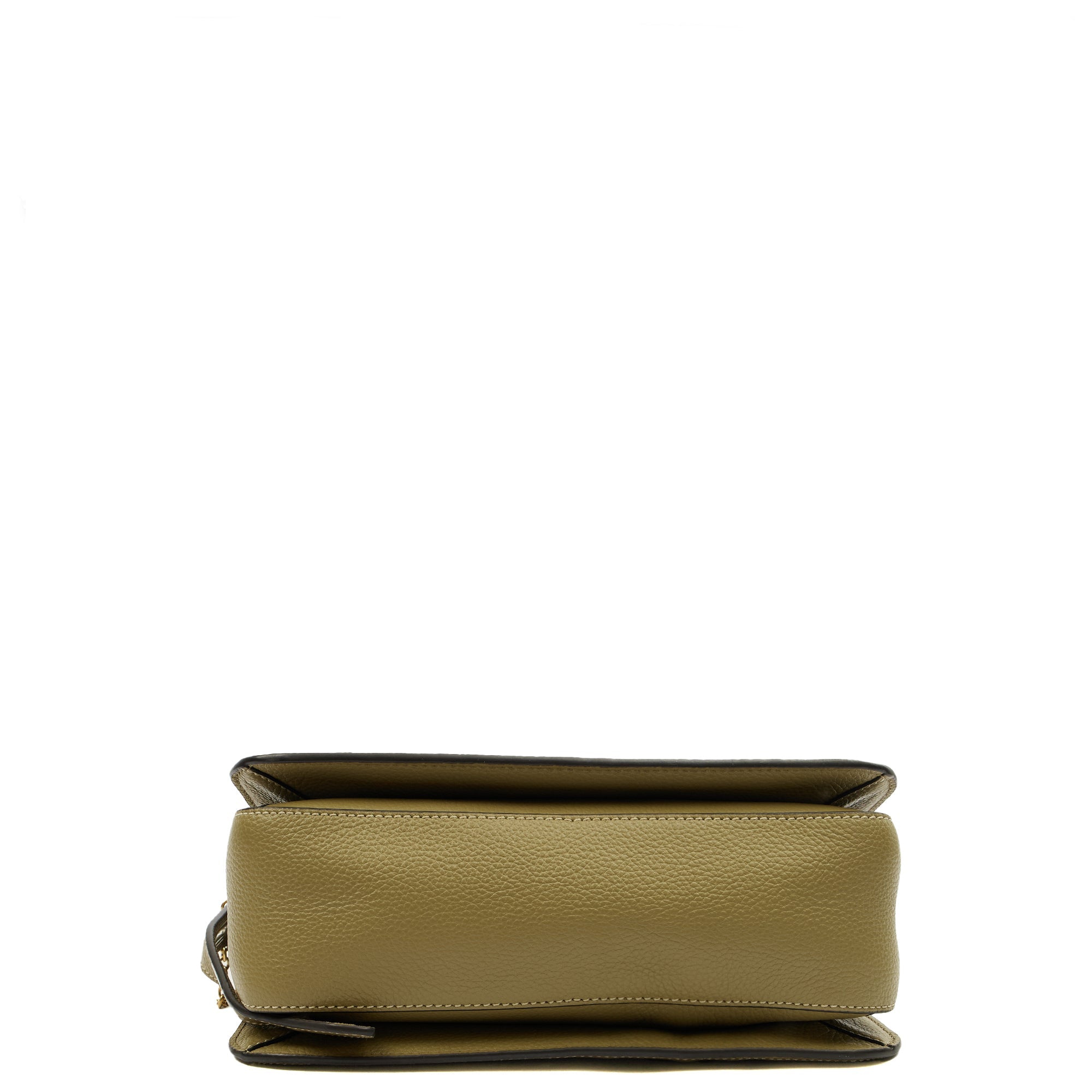Mulberry Cross Body Billie in Summer Khaki, Leather — Top View