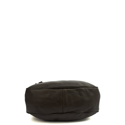 Mulberry Tote Daria Hobo in Amber, Calfskin Leather — Detail View