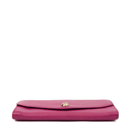 Mulberry Purse Wallet in Mulberry Pink, Leather — Detail View