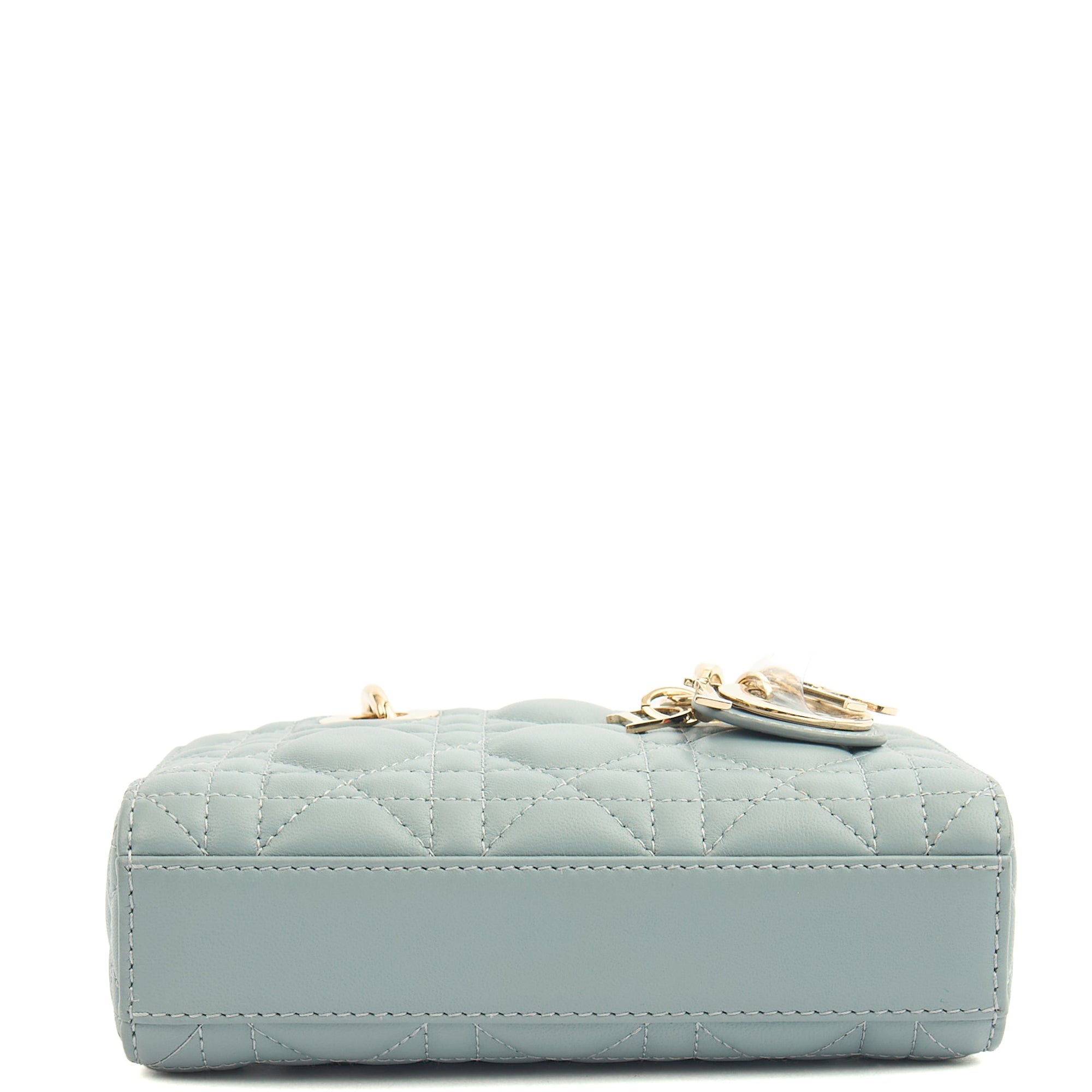 Christian Dior Cross Body Lady D - Joy in Blue, Cannage Quilted Lambskin — Alternate View 13