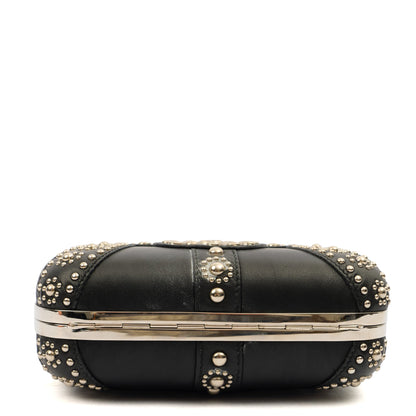 Alexander McQueen Clutch Box Clutch Skull in Black, Leather — Alternate View 12