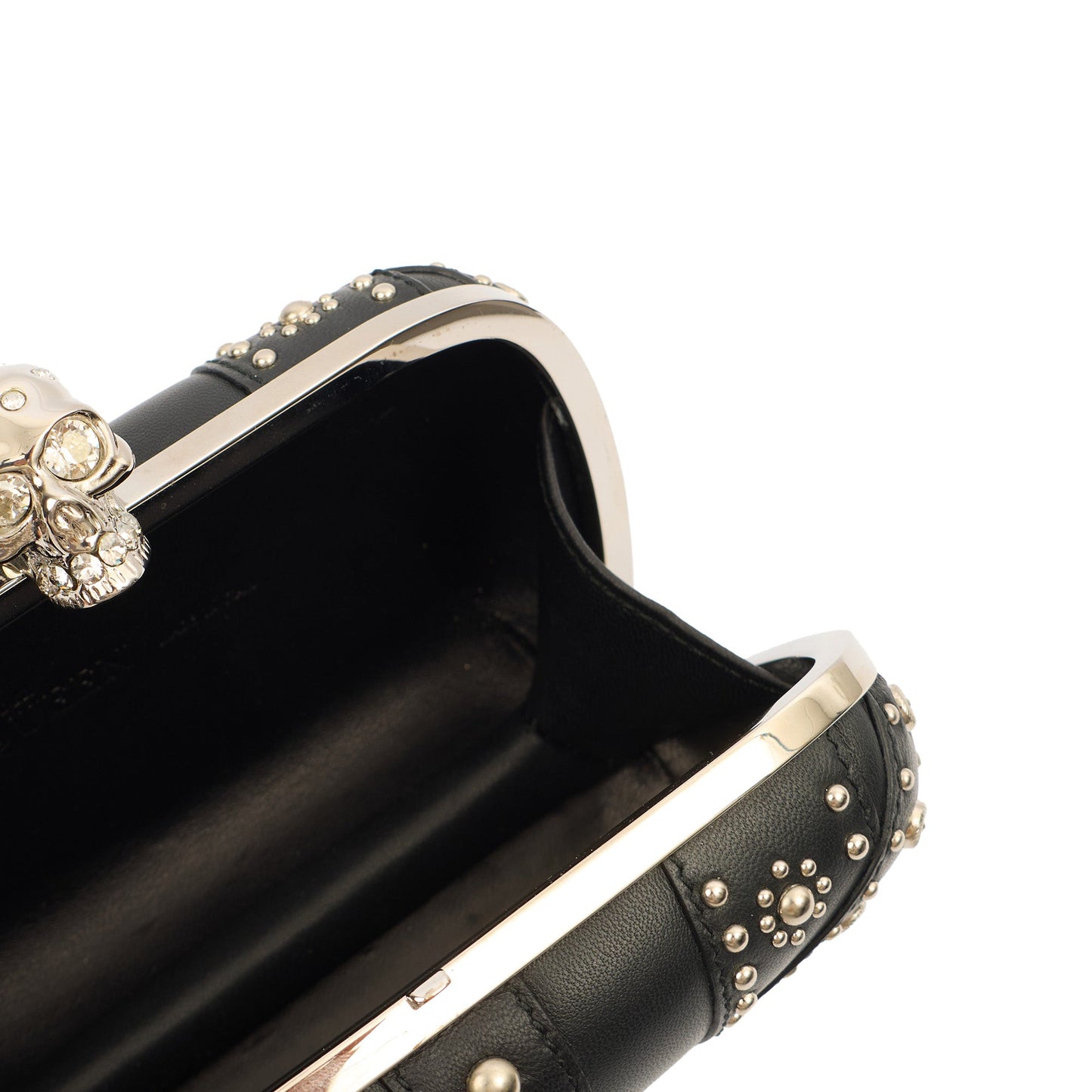 Alexander McQueen Clutch Box Clutch Skull in Black, Leather — Alternate View 15
