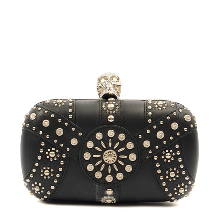 Alexander McQueen Clutch Box Clutch Skull in Black, Leather — Alternate View 18
