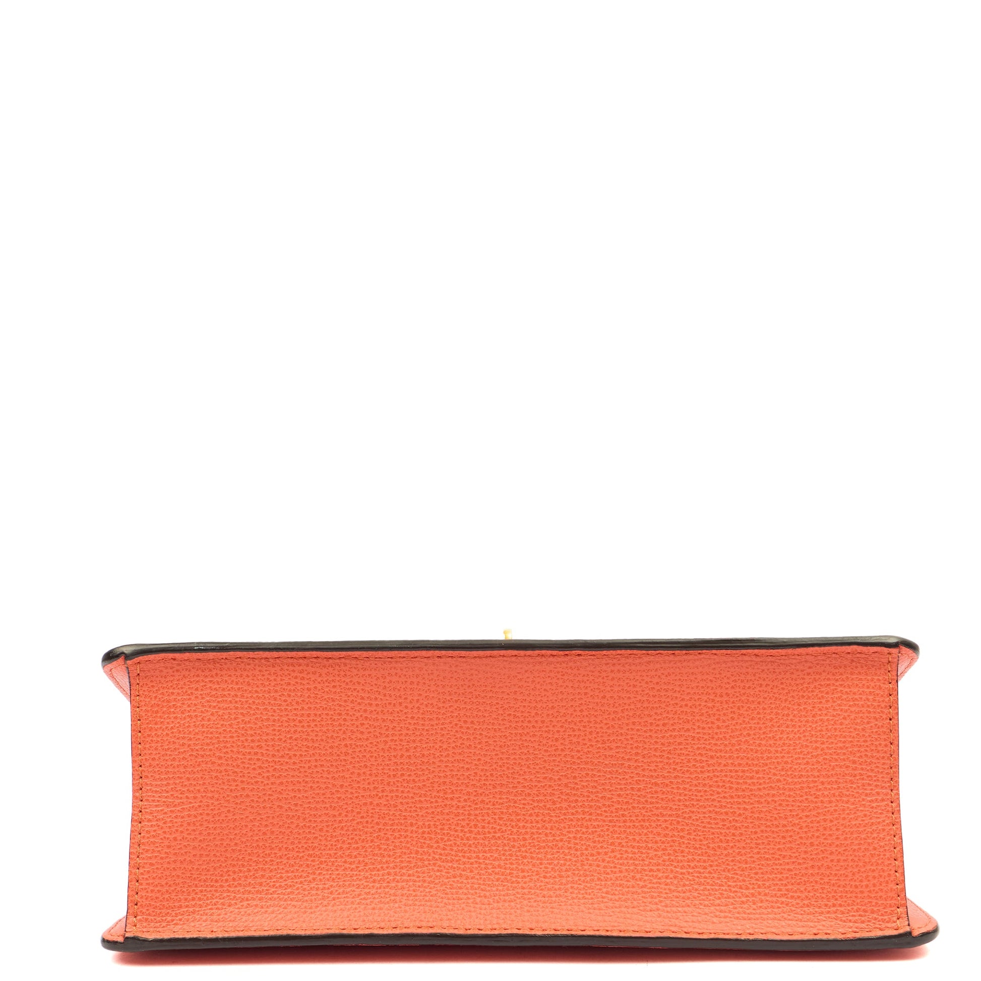 Mulberry Cross Body Darley in Coral Orange, Calfskin Leather — Top View