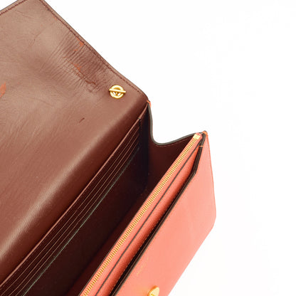 Mulberry Cross Body Darley in Coral Orange, Calfskin Leather — Detail View