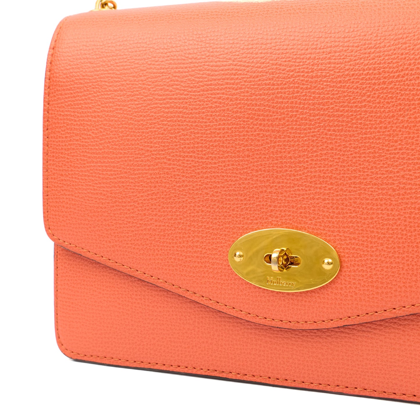 Mulberry Cross Body Darley in Coral Orange, Calfskin Leather — Alternate View 13