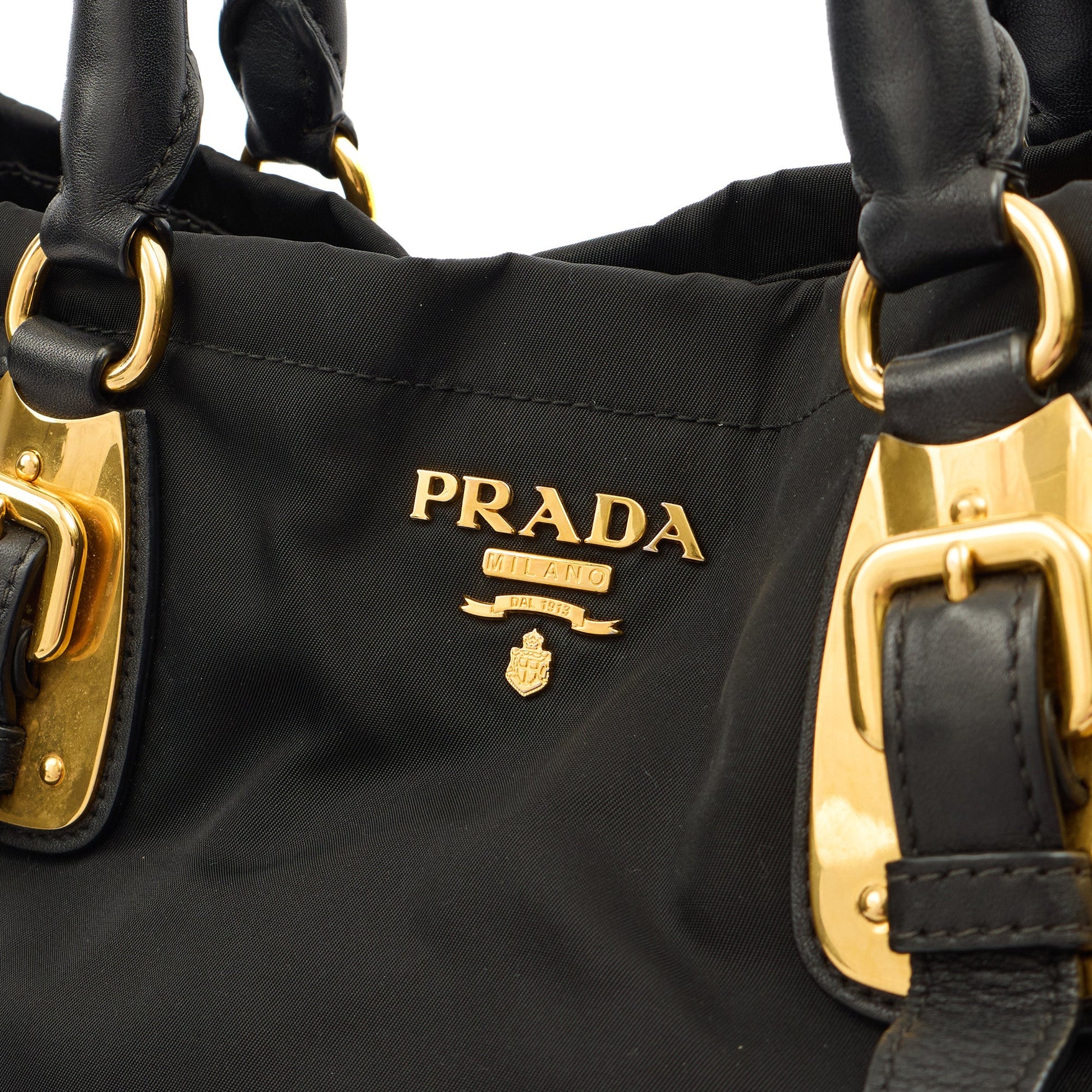 Prada Tote Tote in Black, Nylon — Lifestyle View