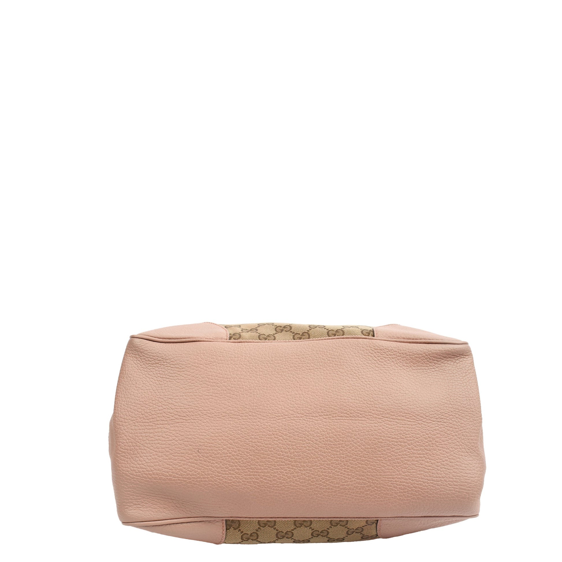 Gucci Tote Abbey Tote in Pink, GG Supreme Canvas — Detail View