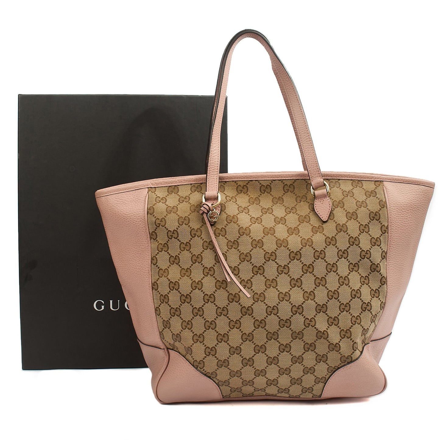 Gucci Tote Abbey Tote in Pink, GG Supreme Canvas — Alternate View 16