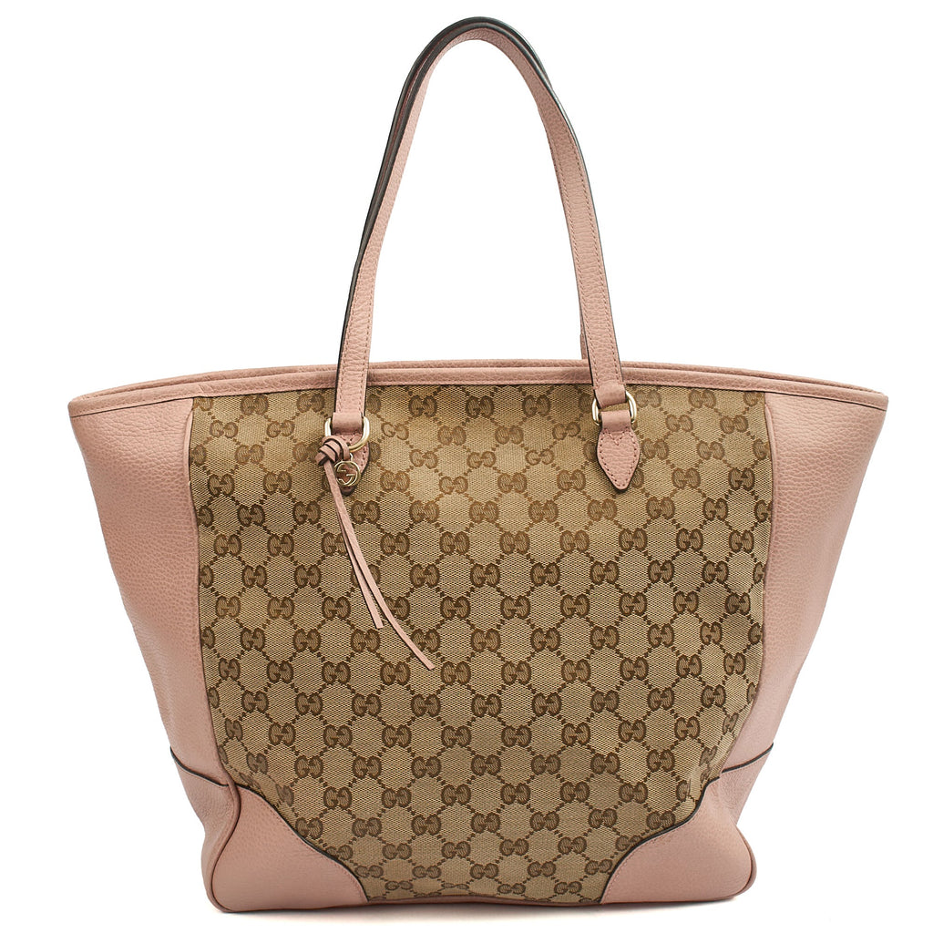 Gucci Tote Abbey Tote in Pink, GG Supreme Canvas — Alternate View 8