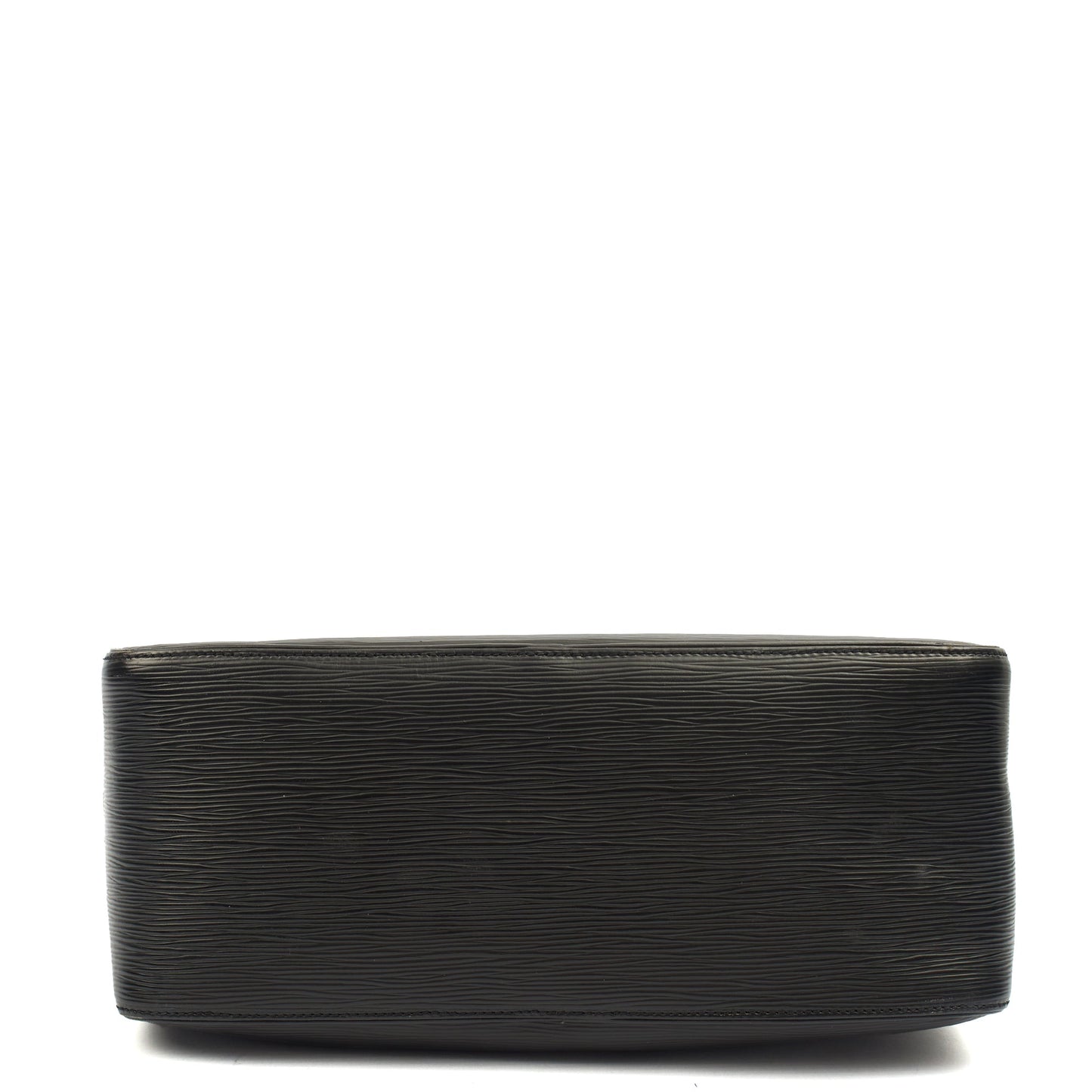 Louis Vuitton Top Handle Sorbonne in Black, Epi Leather — Top View