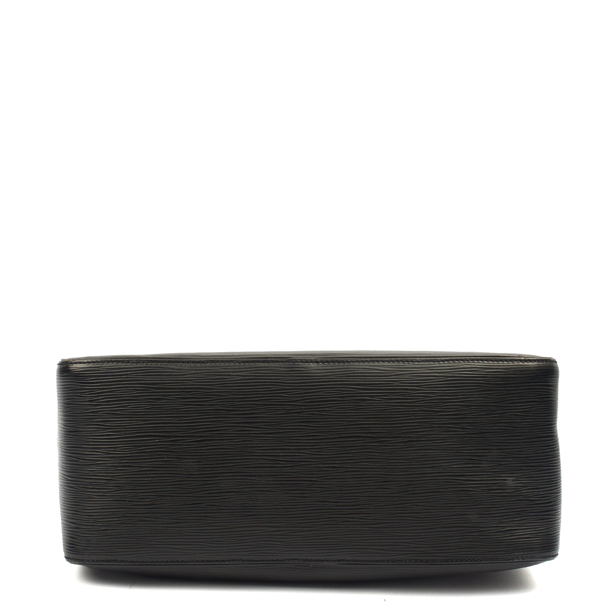 Louis Vuitton Top Handle Sorbonne in Black, Epi Leather — Top View