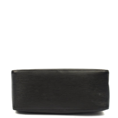 Louis Vuitton Top Handle Sorbonne in Black, Epi Leather — Top View