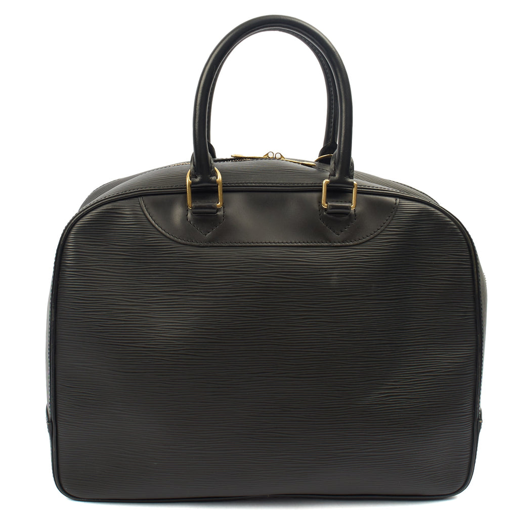 Louis Vuitton Top Handle Sorbonne in Black, Epi Leather — Alternate View 9