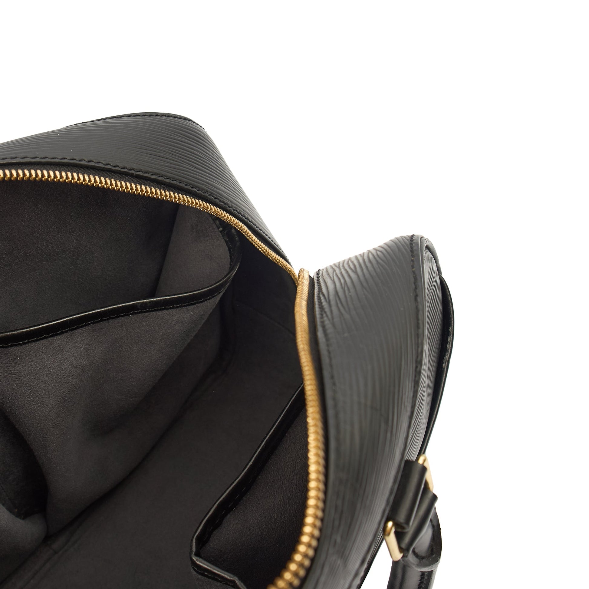 Louis Vuitton Top Handle Sorbonne in Black, Epi Leather — Alternate View 11