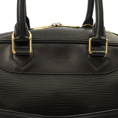 Louis Vuitton Top Handle Sorbonne in Black, Epi Leather — Alternate View 12