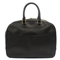 Louis Vuitton Top Handle Sorbonne in Black, Epi Leather — Front View