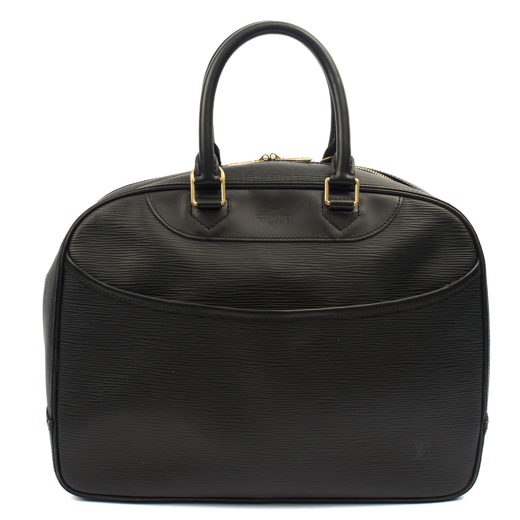 Louis Vuitton Top Handle Sorbonne in Black, Epi Leather — Alternate View 7
