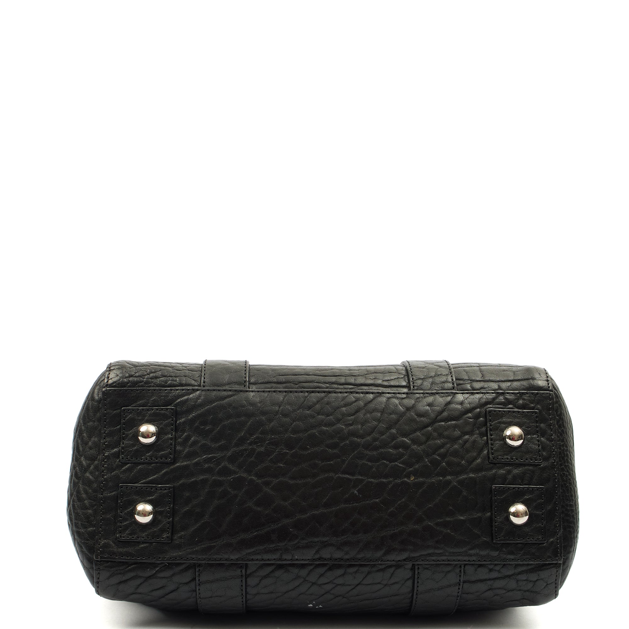 Mulberry Tote Bayswater Heritage in Black, Calfskin Leather — Detail View