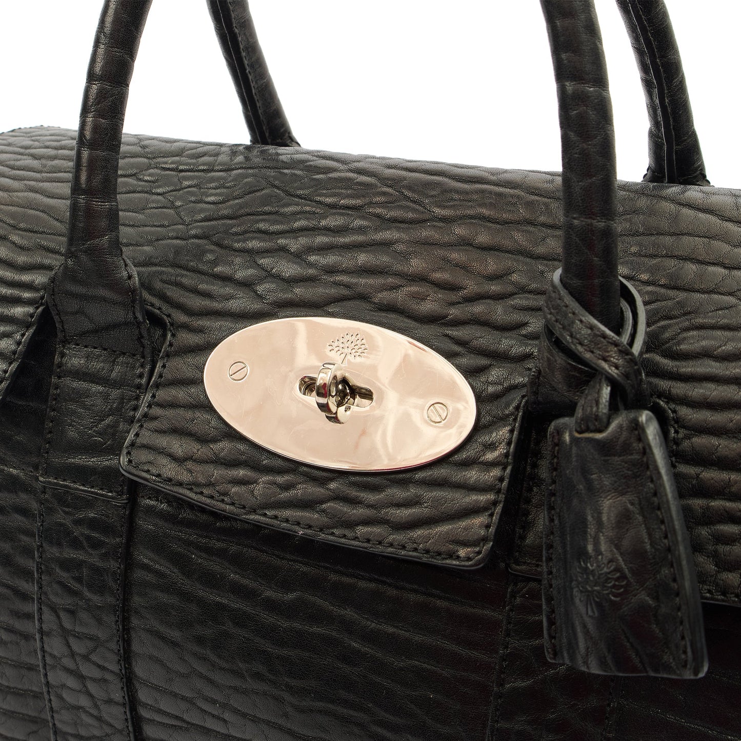 Mulberry Tote Bayswater Heritage in Black, Calfskin Leather — Alternate View 7