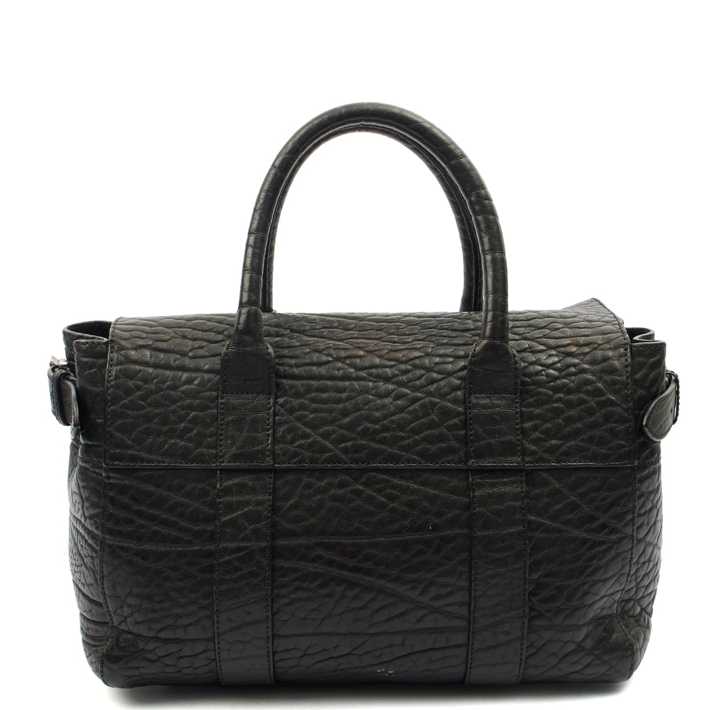 Mulberry Tote Bayswater Heritage in Black, Calfskin Leather — Top View
