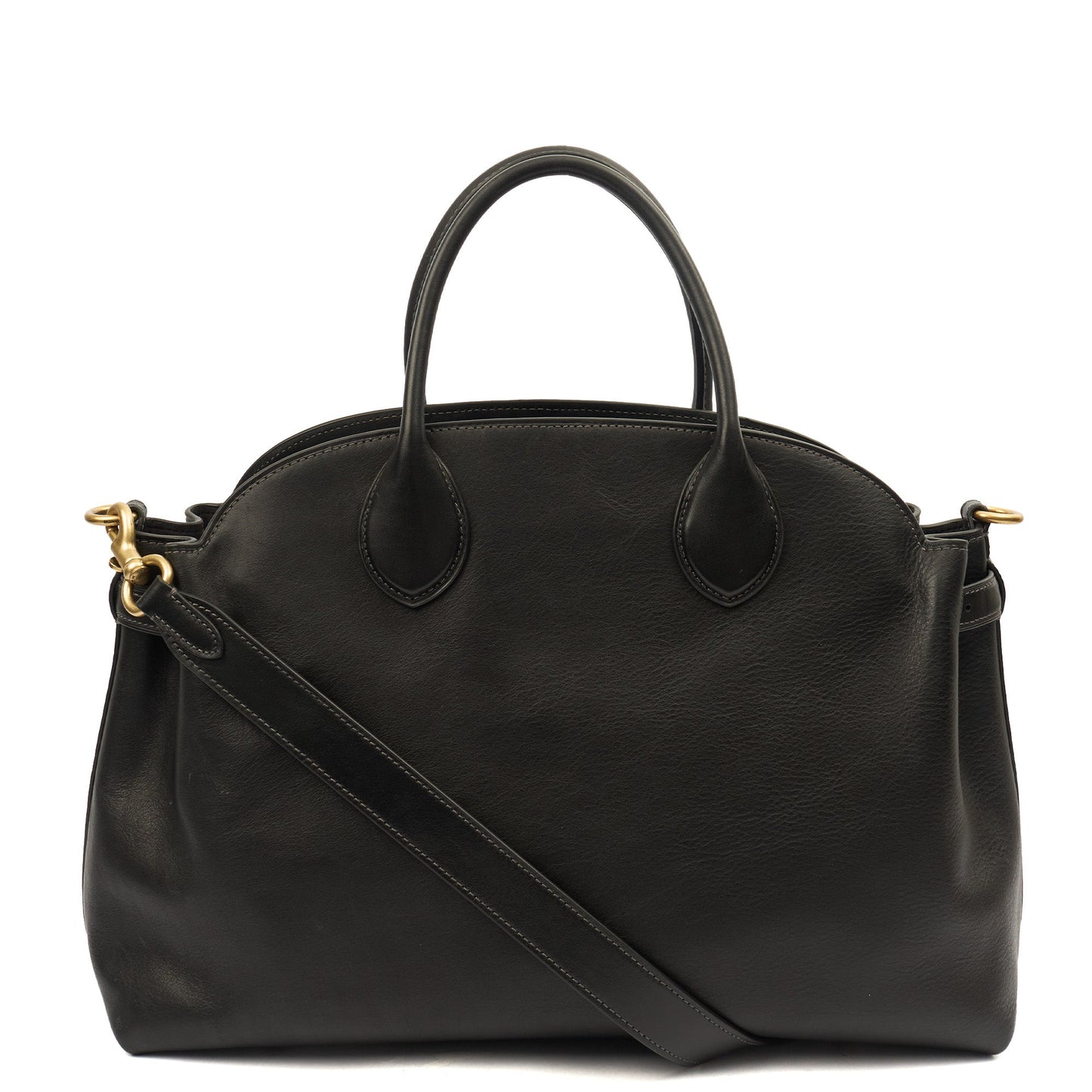 Coach Tote Soft Empire Carryall Bag 48 in Black, Leather — Top View