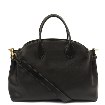 Coach Tote Soft Empire Carryall Bag 48 in Black, Leather — Top View